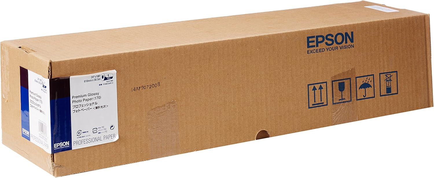 Epson Premium Glossy 24 Inch x 100 Feet Photo Paper (S041390)