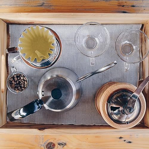 Miniatura 5 de DEFUTAY Filtros de café, filtros de café para cesta de tazas, marrón natural sin blanquear (marrón 3,200 unidades)