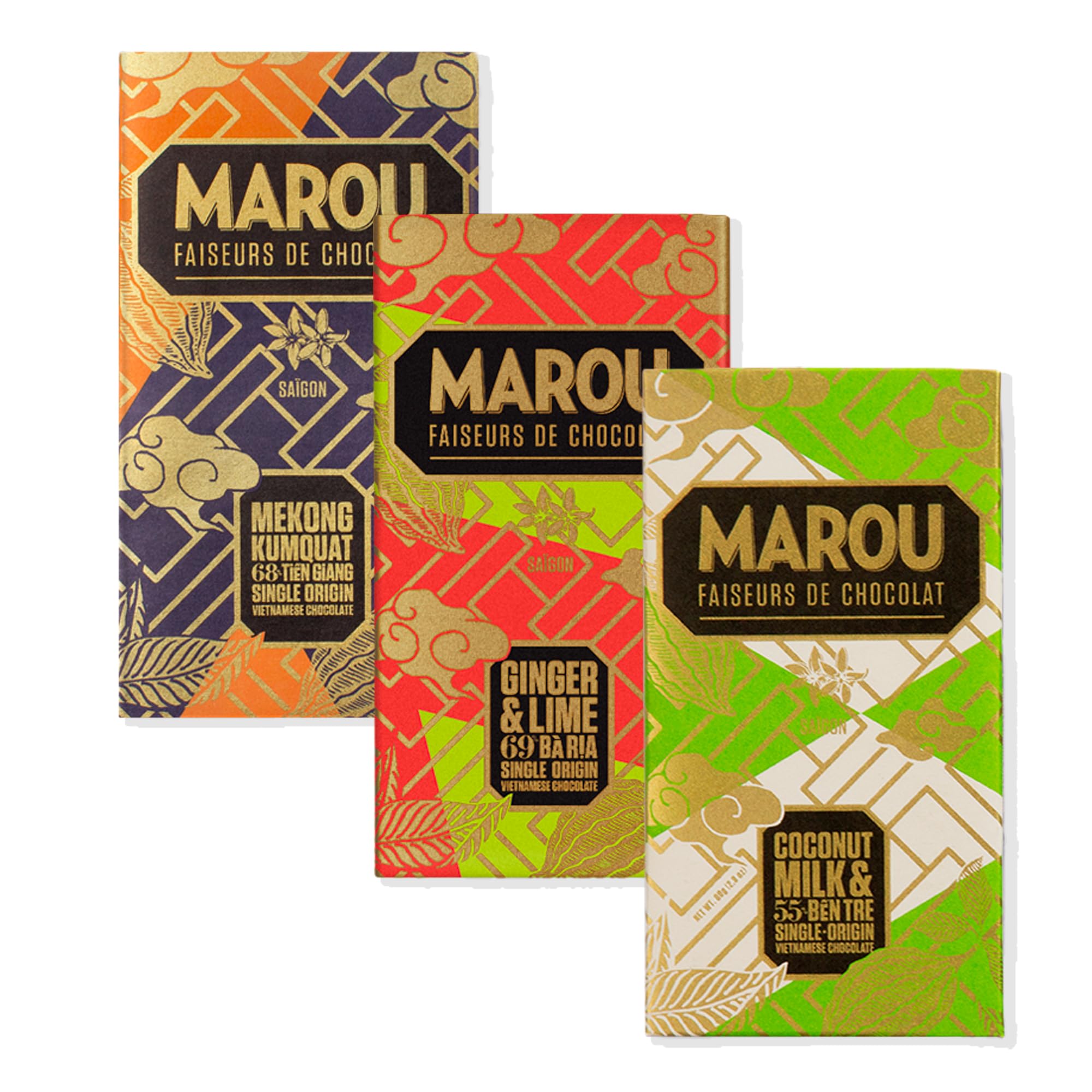 Amazon.com: MAROU – Vietnamese Flavor Dark Chocolate Collection