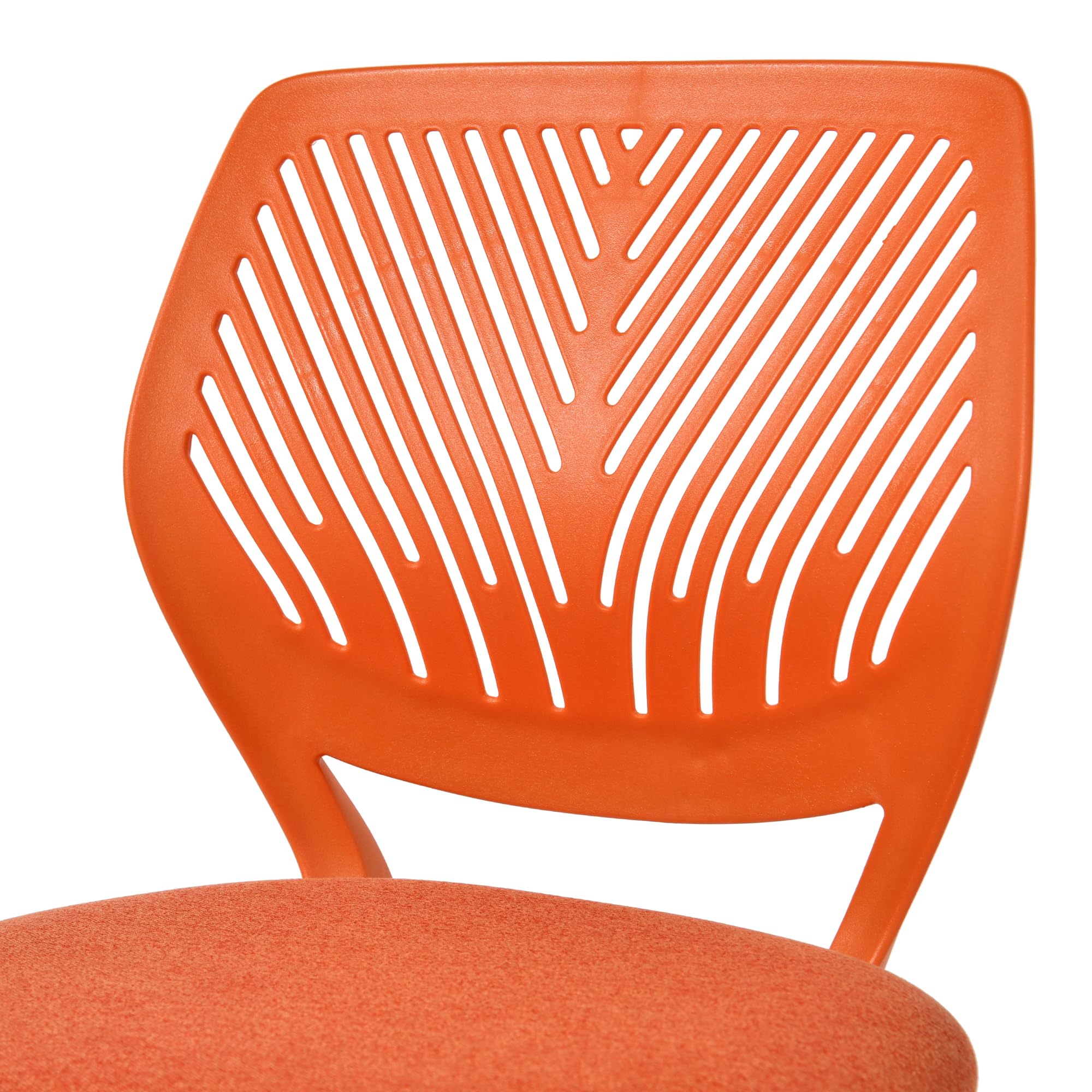 Chaise de Classe Compacte Ergonomique pour Enfants, Dossier en Maille Respirante, Hauteur Réglable, Citrus