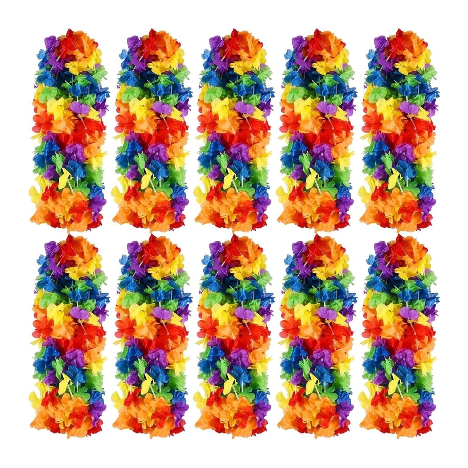 Hawajska garlanda, Naszyjnik hawajska girlanda kwiatowa Lei, impreza Hula Dance Pride, 150/200 szt