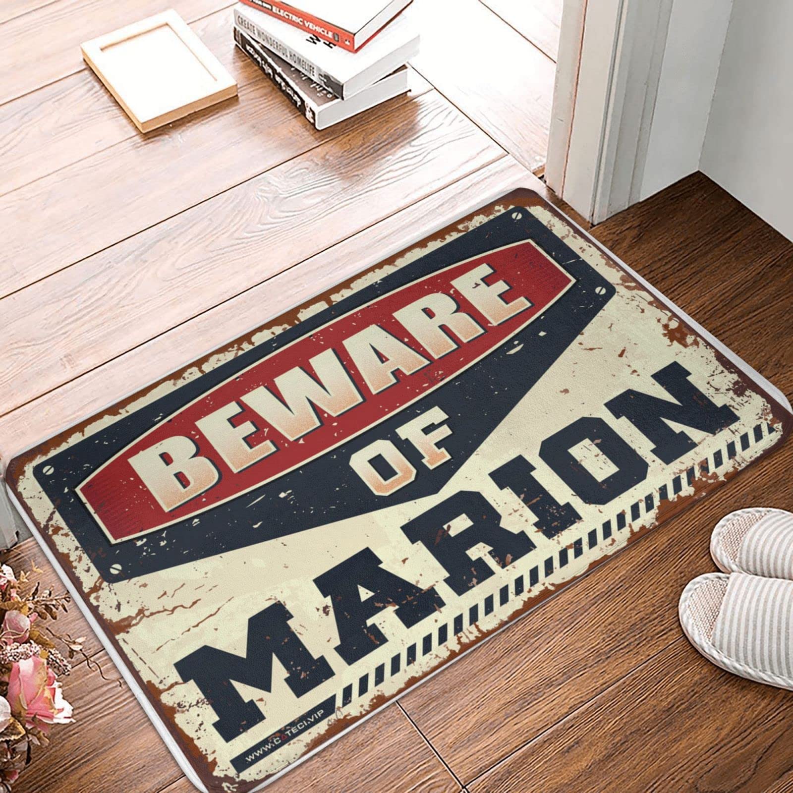 Tapis de sol extérieur résistant 50x80cm pour porte d'entrée