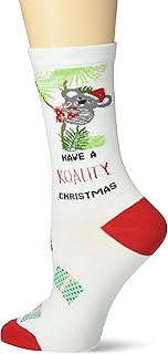 K. Bell Socks womens Holiday Fun Novelty Crew Socks