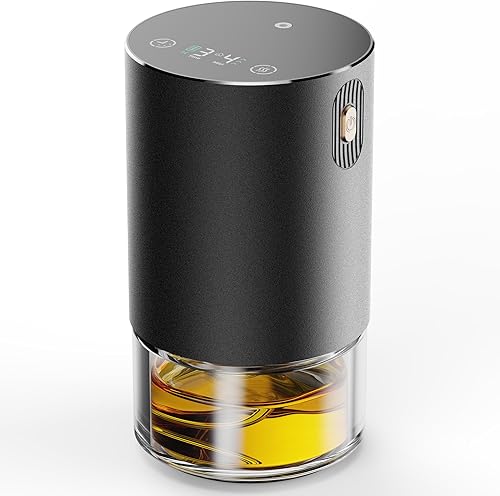 Difusor de aceite esencial sin agua Difusor de aroma recargable para el hogar y el coche, difusor portátil sin agua con modo hogarcoche, 4 niveles