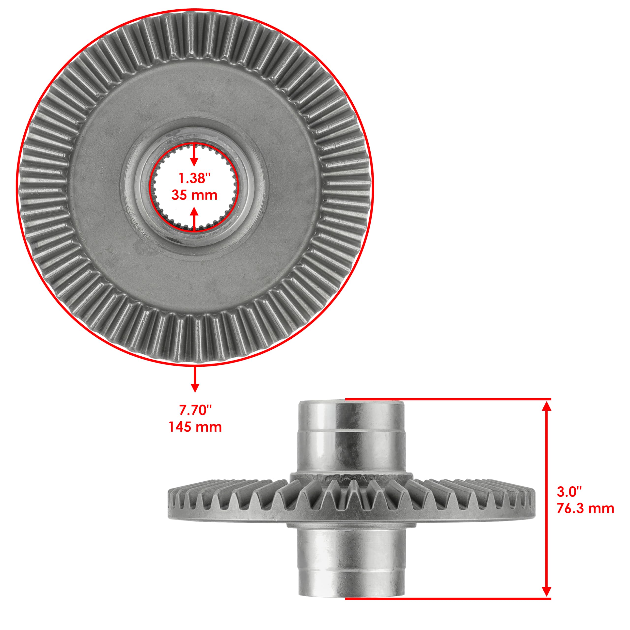 Amazon.com: Caltric Rear Differential Rebuild with Gears Kit