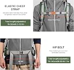 Mountaintop 75/70L/60L Cadre intérieur Sac à dos de randonnée pour le backpacking, randonnée, Camping avec couverture de pluie