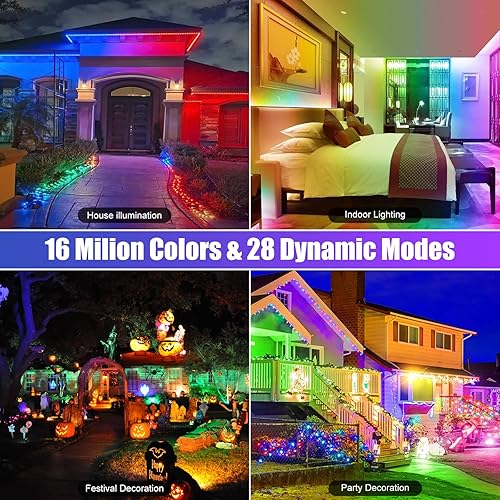 Miniatura 5 de Indmird Paquete de 2 luces RGB de 50 W, barra de luz de lavado de escenario, barra de luz RGB, para hotel, cartelera, edificio, iluminación