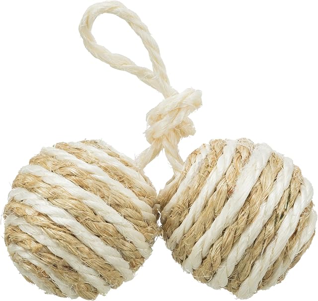 TRIXIE 2 Pelotas con Cuerda para Gatos