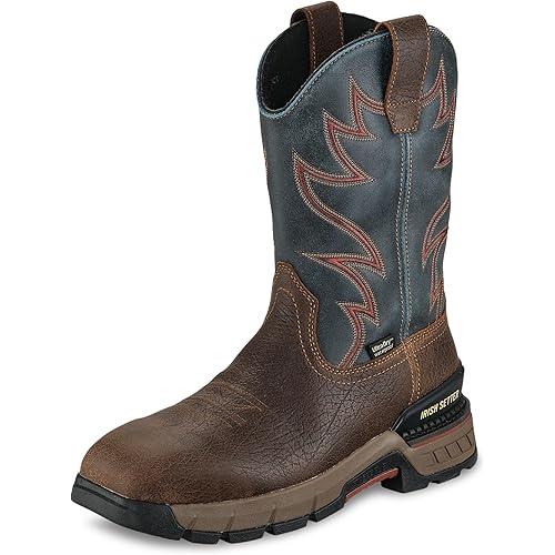 Irish Setter, Two Harbors, Men's, 11", Waterproof, Non-Metallic Safety Square Toe, Work Boot