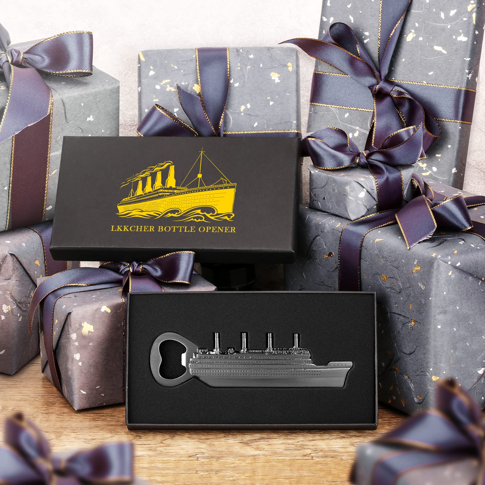 Décapsuleur Bateau à Vapeur LKKCHER - Cadeau Original Cinéma Pour Homme Et Femme
