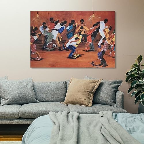 Miniatura 7 de Ilustradora Annie Lee - Lienzo decorativo para pared, impresión de imagen de maratón de baile, póster de decoración de habitación, idea de regalo,