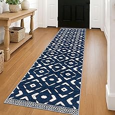 KILOCOCO Hallway Runner Rug 2x8 Runners for Hallways Printed Washable Runner Rug Non Slip Laundry Room Rugs Low-Pile Soft Runners for Bedroom Kitchen Living Room Boho Rugs, Pinkish Beige