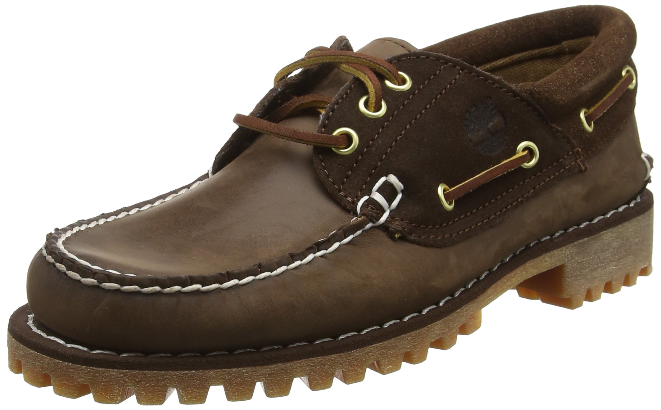 Boat Herren beige Leder Bootsschuhe Sneakers NEU