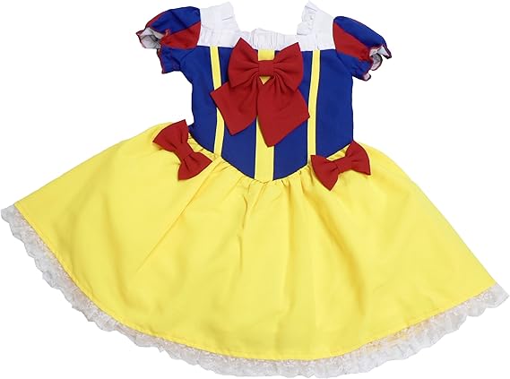 Amazon Co Jp 天使のドレス屋さん オリジナル白雪姫 ワンピース テーマパーク ハロウィン 衣装 子供 コスプレ コスチューム 子供服 女の子 ハロウィン キッズドレス おもちゃ