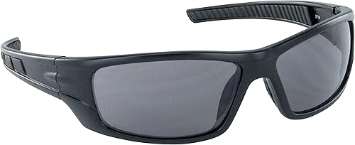 Miniatura 1 de SAS Safety 5510-02 VX9 - Lentes de seguridad de policarbonato de alto impacto con lente gris, color negro