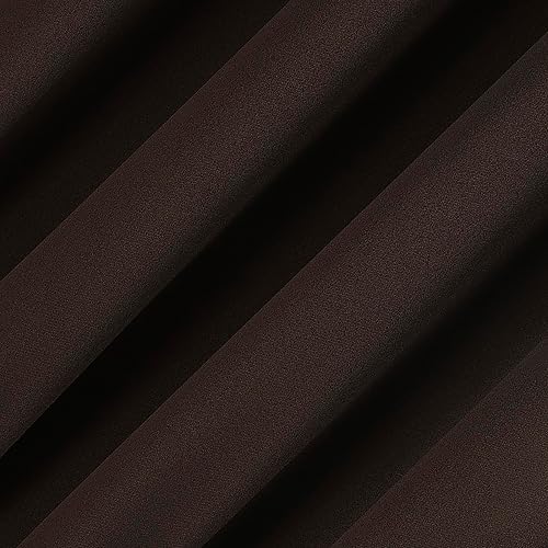 Miniatura 4 de Sun Zero Belize - Juego de 2 paneles de cortinas plisadas con cierre magnético, calidad de teatro, 100 % opacas, 52 x 84 pulgadas, color marrón