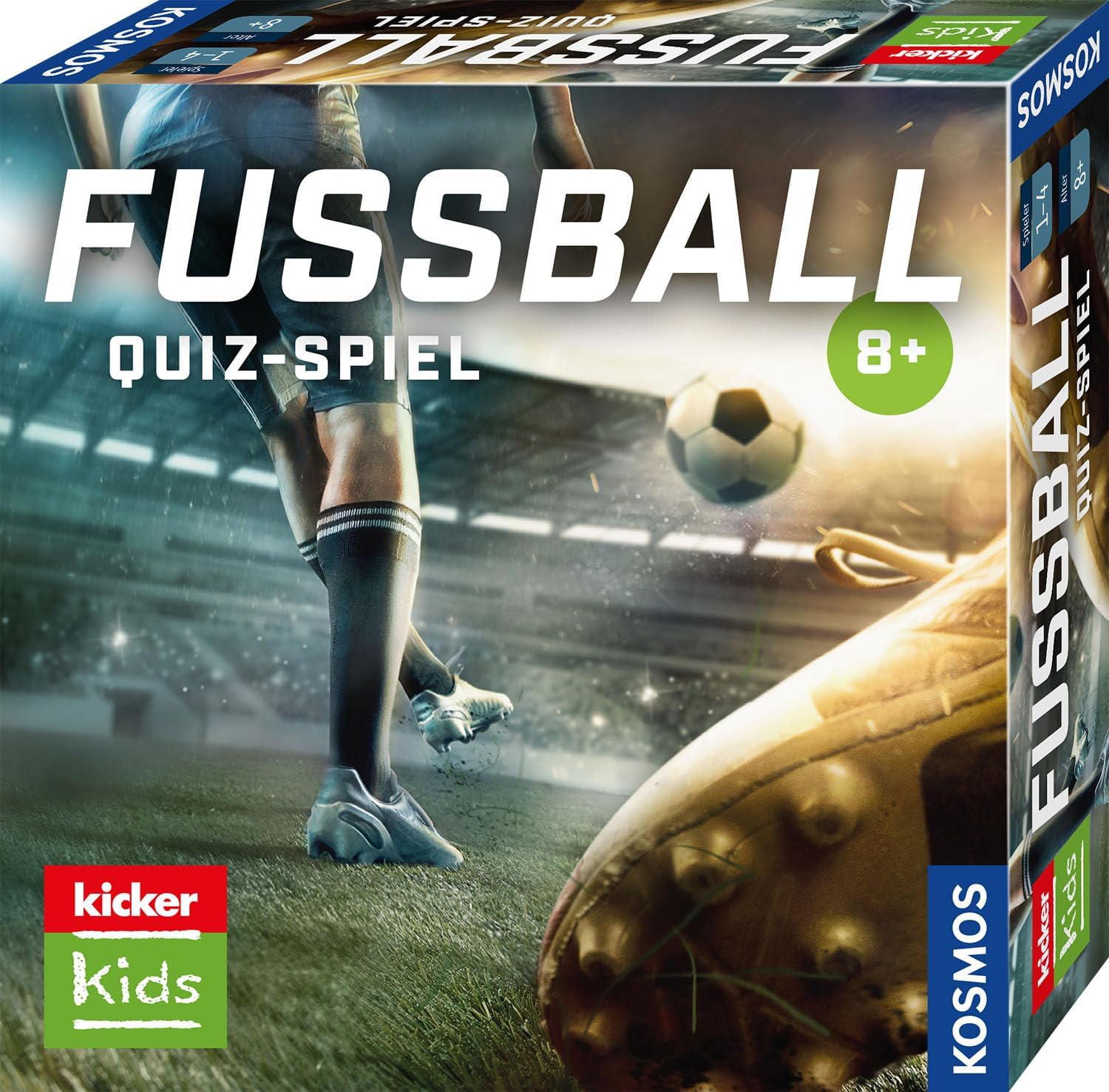 Kosmos 684327 Kicker Kids Football Quiz, Football Board Game for 2-4 Players with Football Professionals from Kicker Kids Magazine, Ideal as a Football Gift for Children and Fans from 8 Years