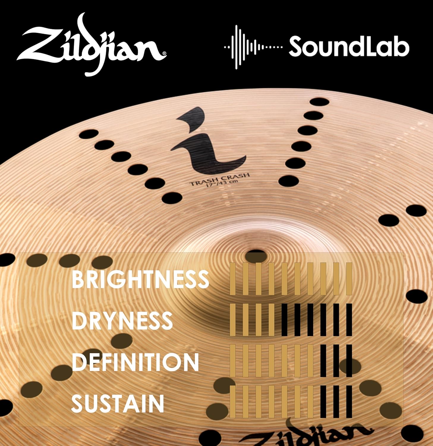 Avedis Zildjian Company 17 inch I Series Trash Crash Cymbal