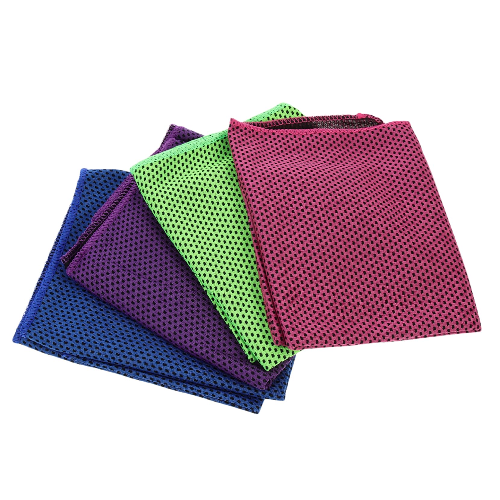 Cooling Towels for Neck 4Pcs Sports Cooling Towels for Workout Gym Yoga Running Cycling Summer Travel