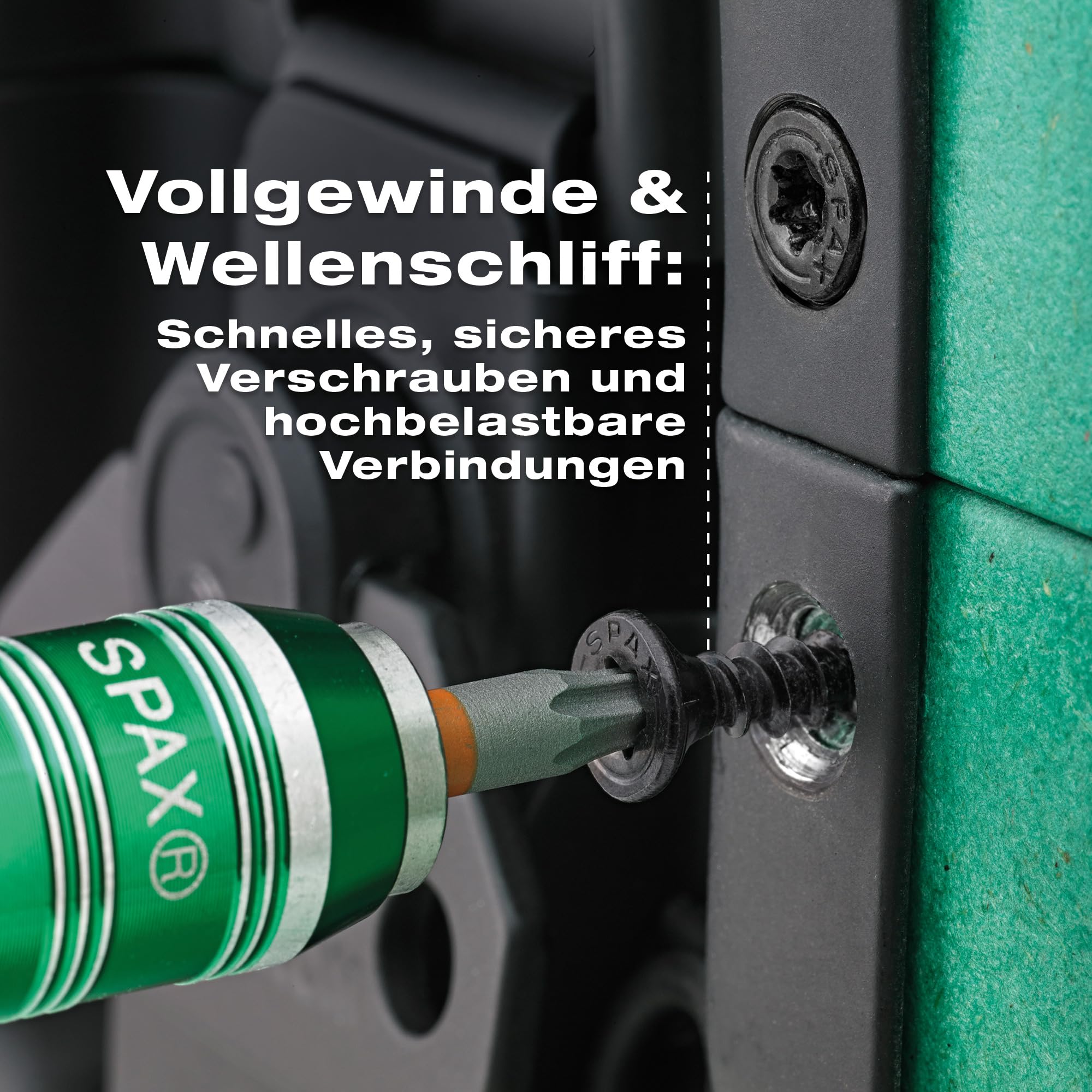 SPAX Montagekoffer L-BOXX Mini BLAX, 800 schwarze Universalschrauben, 3xT20