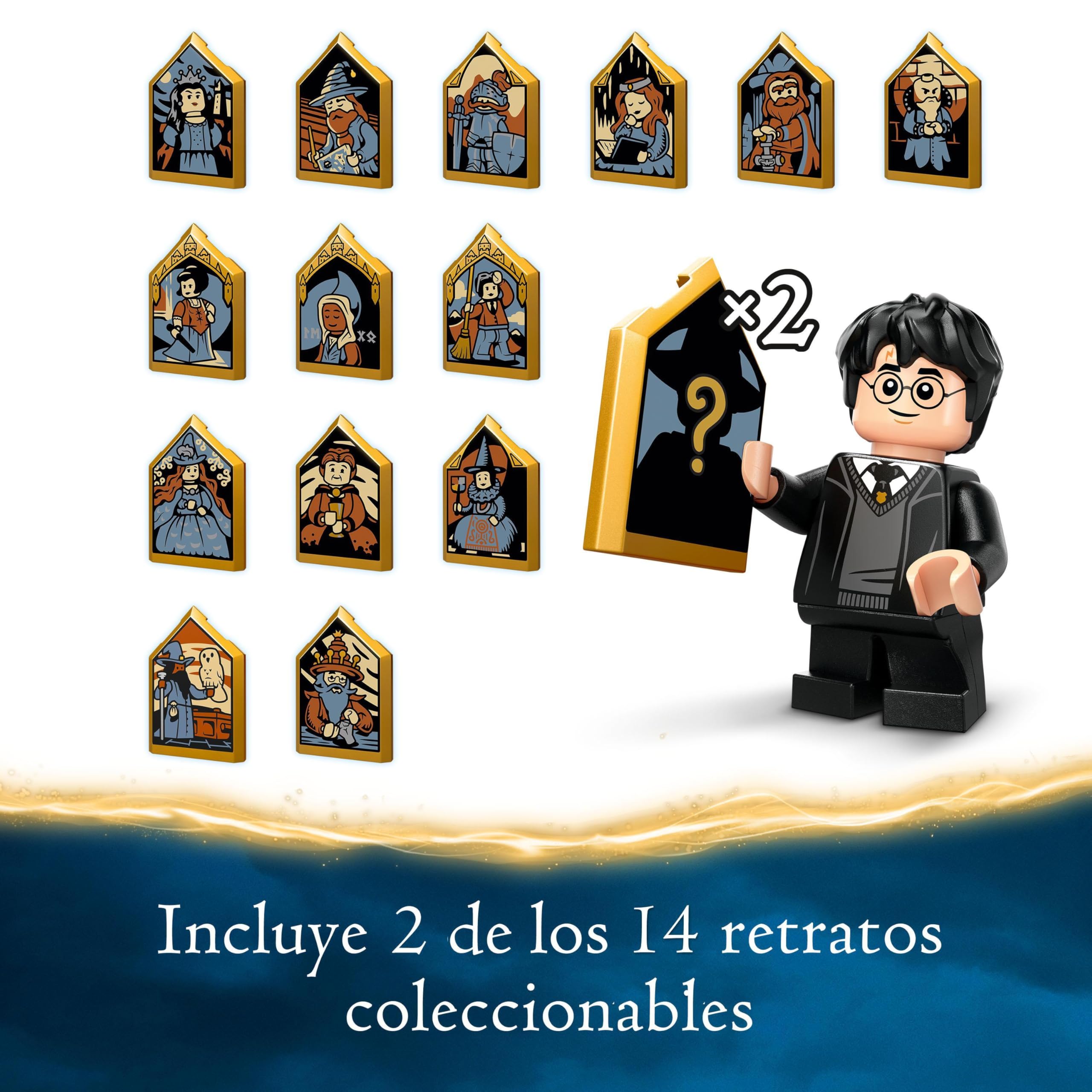 LEGO Harry Potter Calendario de Adviento 2024 Juguete de Fantasía Inspirado en Hogwarts, Juego de Aventuras, 7 Minifiguras, 16 Maquetas, Regalo Pre-Navideño para Niñas y Niños de 8 Años o Más 76438