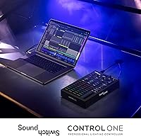 Vista 10 de SoundSwitch Control One - Controlador profesional de iluminación DMX para DJ con 3 meses de acceso al software SoundSwitch y soporte para luces DMX