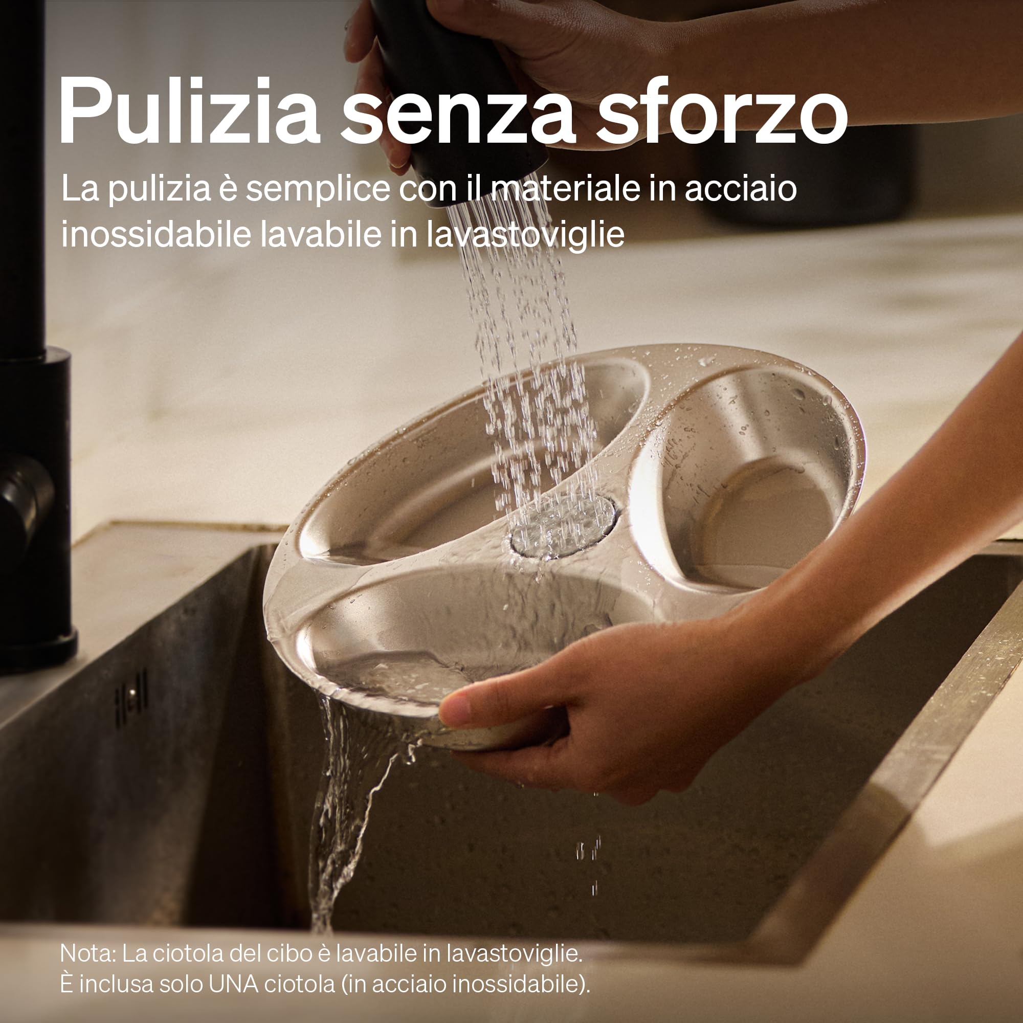 PETLIBRO Mangiatoia automatica per gatti con ciotola in acciaio inox lavabile in lavastoviglie, macchina per cibo umido con raffreddamento a semiconduttore, 2,4 GHz Wi-Fi Smart App, 3 giorni di vera