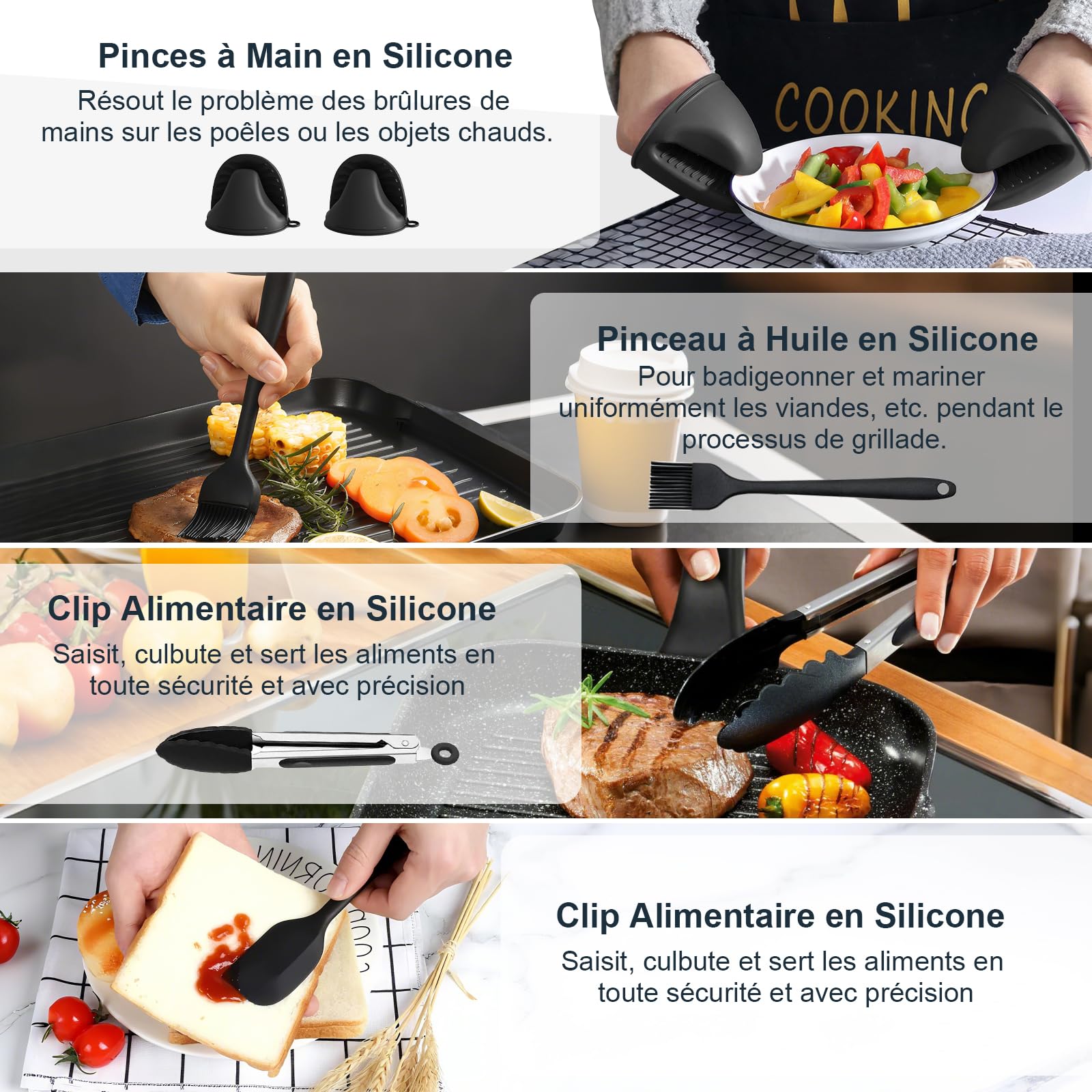 Accessoires Air Fryer pour Russell Hobbs XXL 8L/8,3L, 21 Pièces