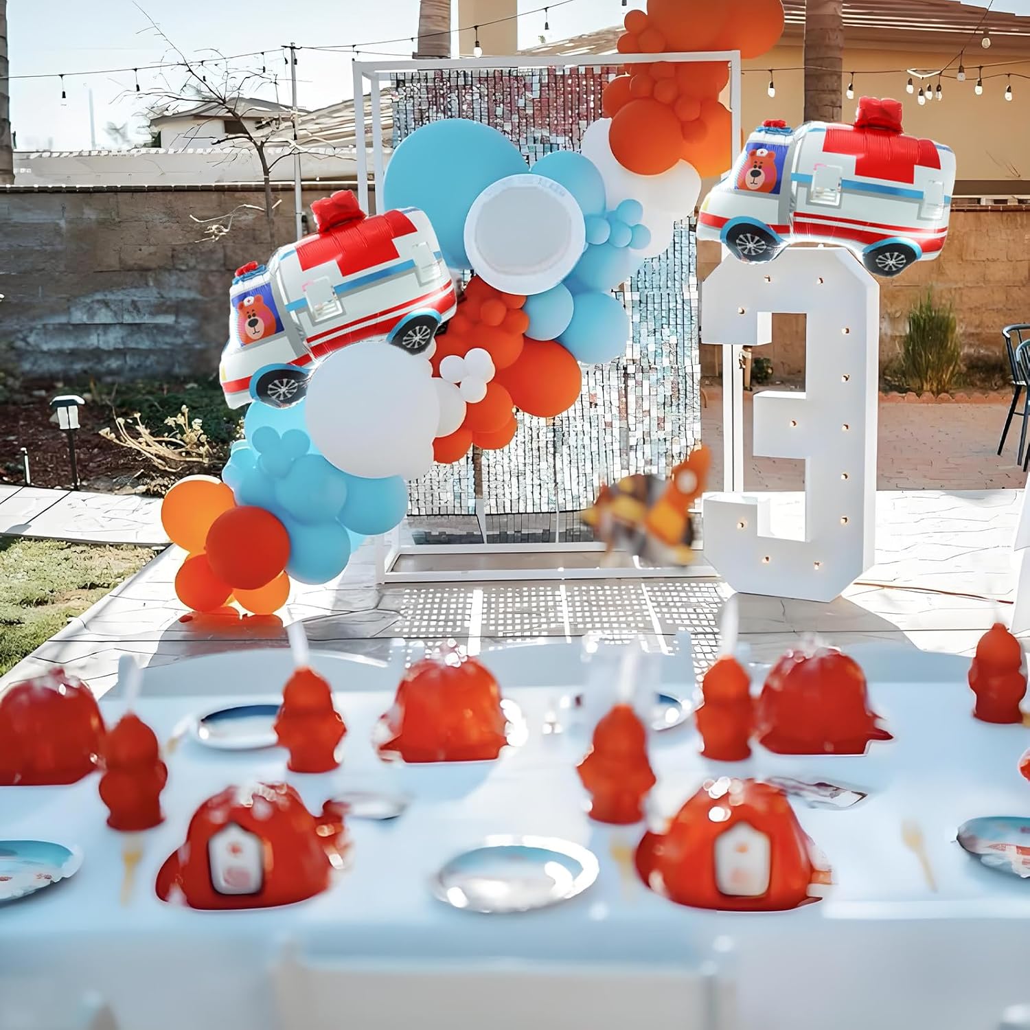 8pcs Ambulance Decor Red Nurse Cap Balloons Pill Ambulance Balloons Paramedic Emergency Medical Balloon for Doctor Birthday Party Ambulance Party Nurse Week Party Nurse Day Party Decor image 4 of 9 B0DTPH6YQL