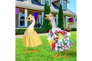 Hawaiian Luau Goose Outfit - Summer Style for Your Lawn Goose