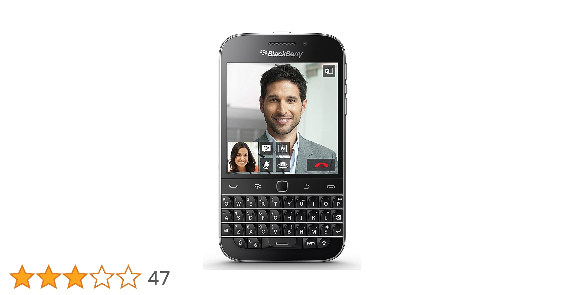 BlackBerry Classic Q20 SQC100-2 16GB Unlocked GSM 4G LTE Keyboard