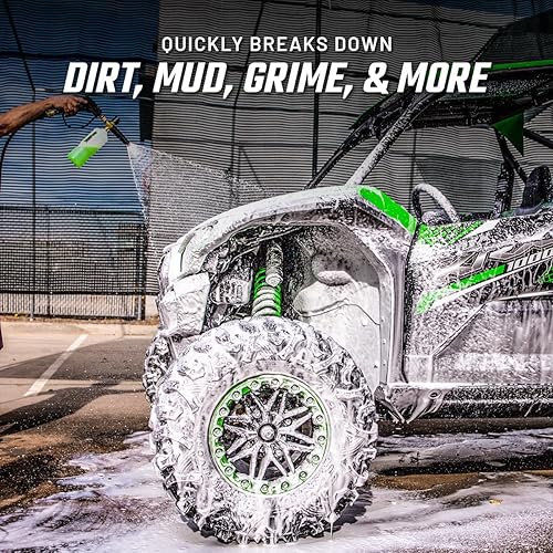 Miniatura 3 de Lavado híbrido de cerámica todoterreno  Solución de limpieza extra gruesa súper concentrada para motocross, UTV, lado x lado, camión, lavado de