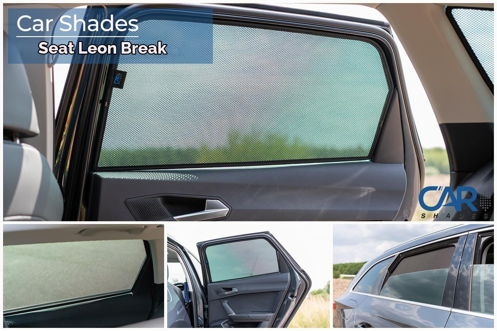 Car Shades Jeu de Pare-Soleil sur Mesure pour Voiture