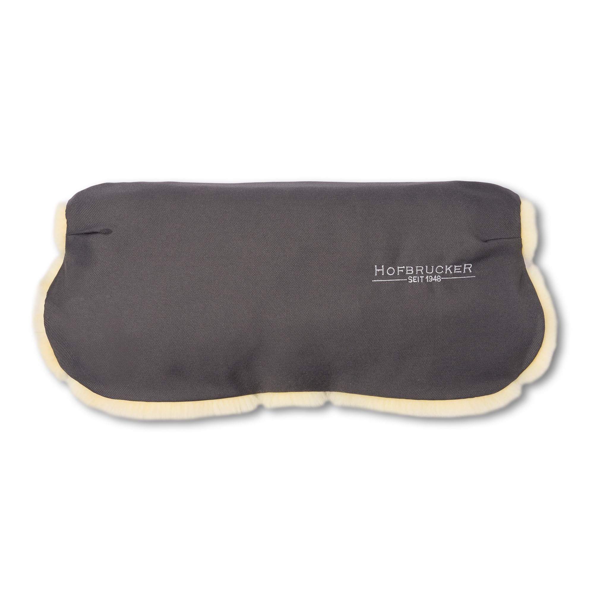 Hofbrucker seit 1948 Manoplas para el carrito (piel de cordero) Gris Única