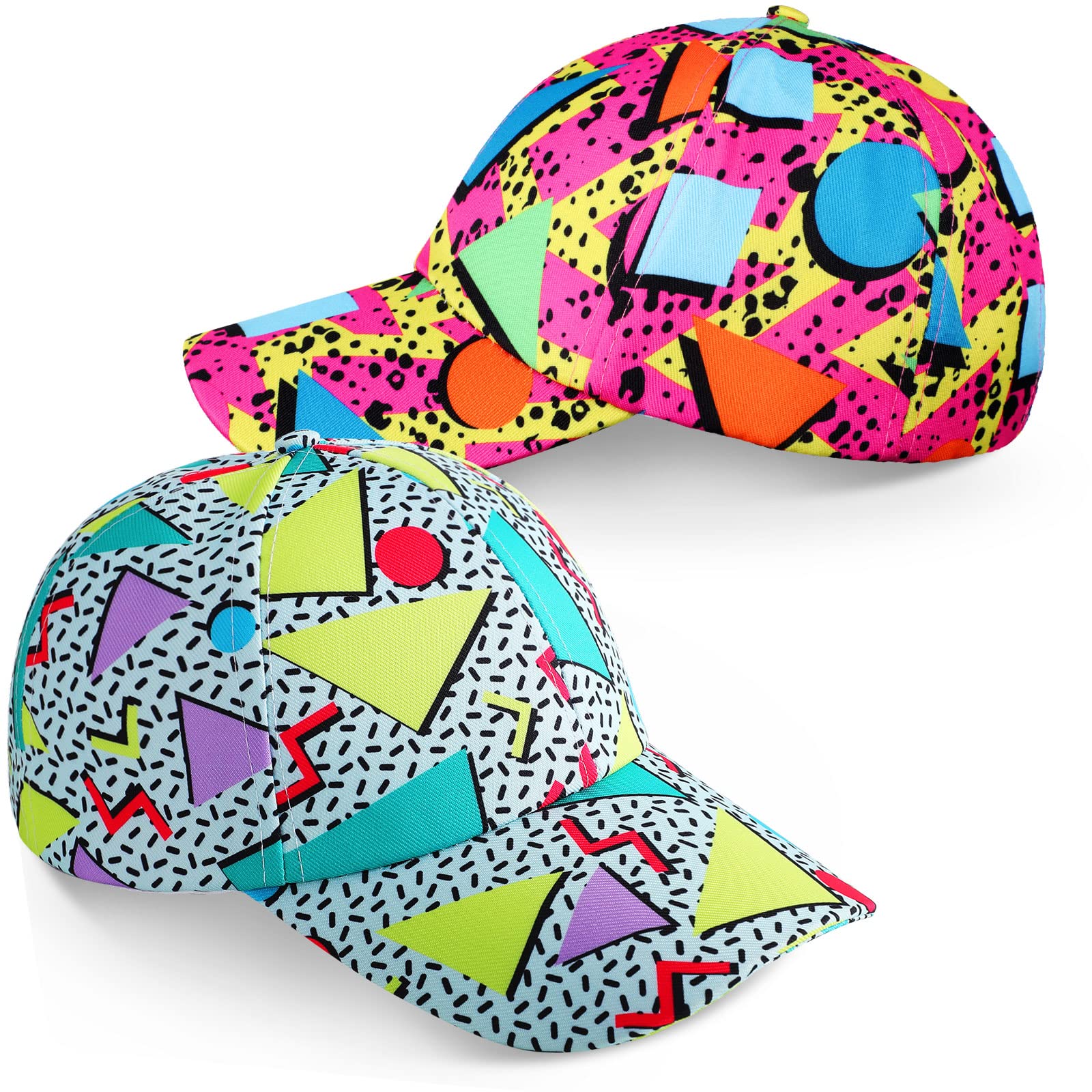 Yahenda 2 Pcs 80s 90s Retro Baseball Caps 