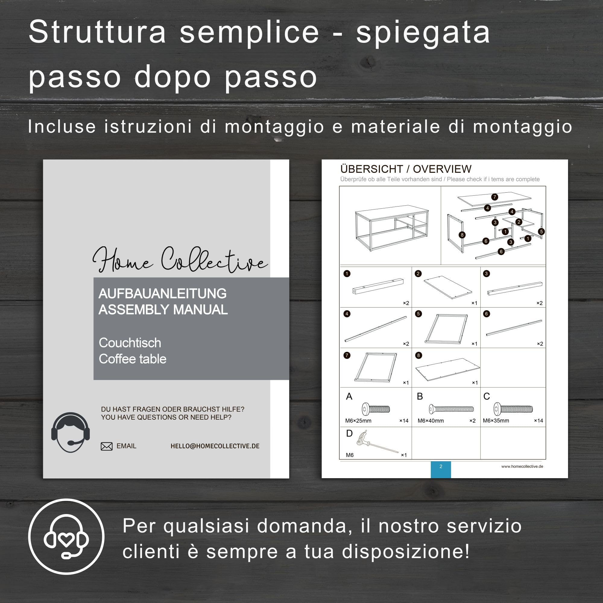 Tavolino da caffè, Tavolo da salotto, tavolino da soggiorno, tavolino da divano | Con ripiano e struttura in metallo verniciato a polvere | Facile da pulire e robusto | 102x52x42 cm (LxPxA) | Nero