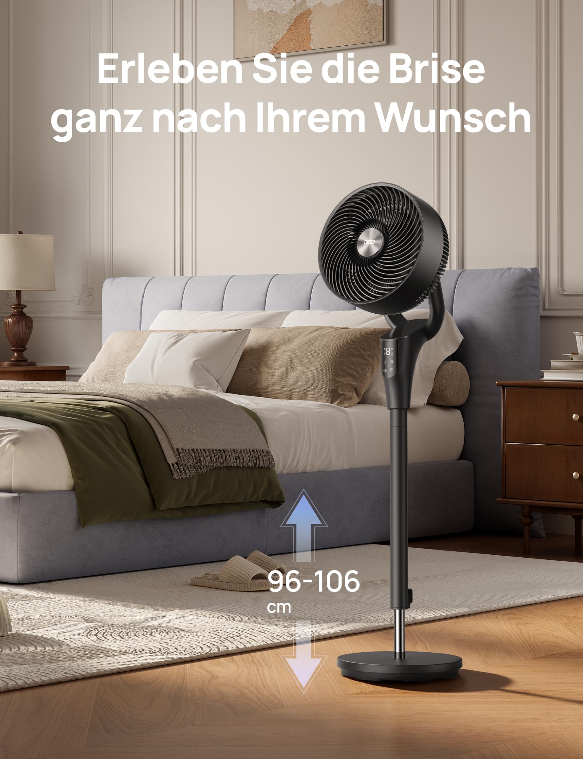 Dreo Leiser Standventilator für Schlafzimmer [Verbessert] – Bild 8