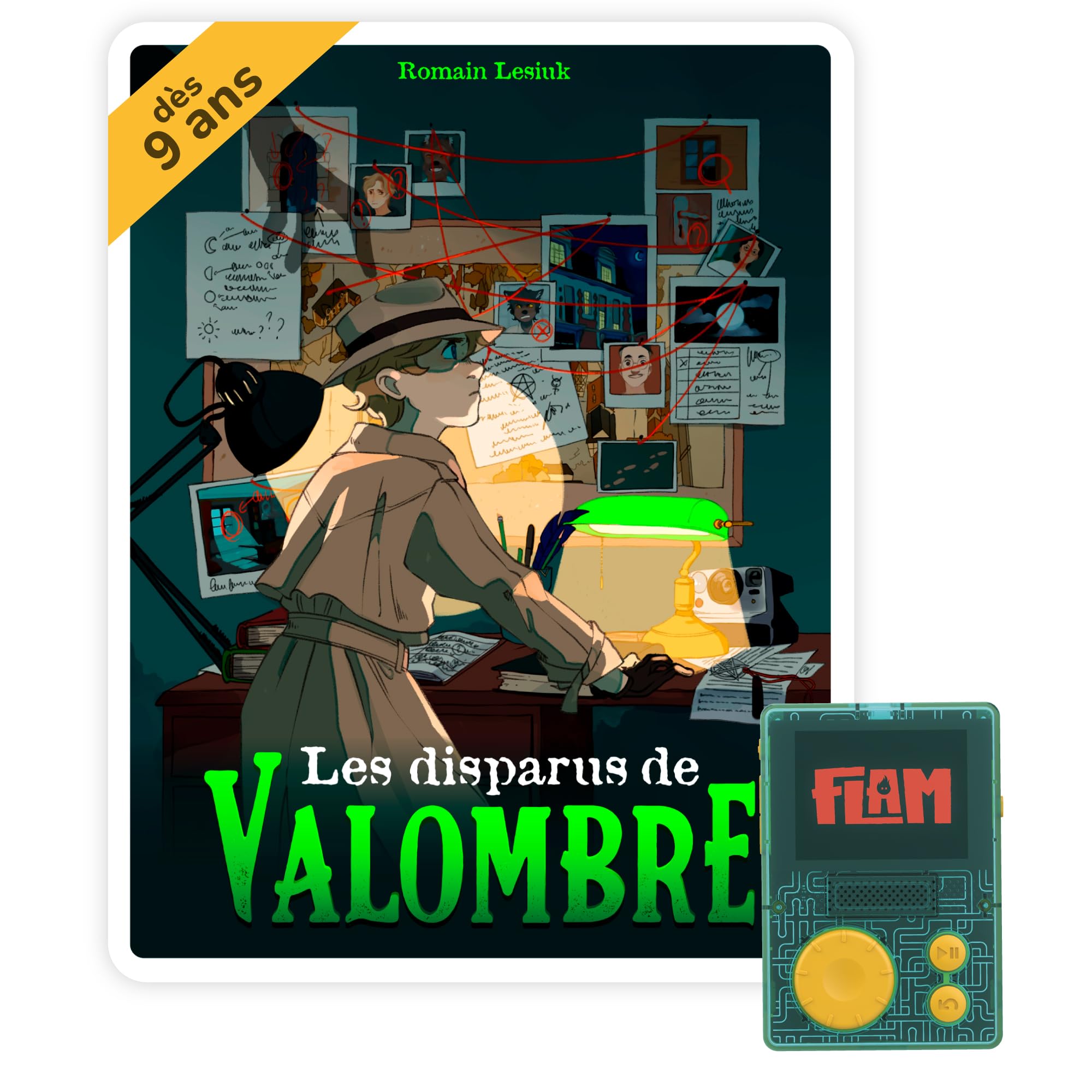 Lunii - Les disparus de Valombre - Livre Audio interactif en français - durée 3h45 - dès 9 Ans à écouter sur FLAM
