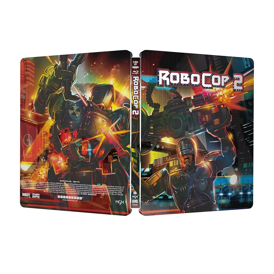 ロボコップ　4K UHD 2枚組　限定BoxSet ROBOCOP 2 4K UHD Limited Edition UNBOXING from