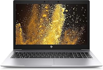HP EliteBook 850 G6 15.6" FHD Laptop, Workstation, Intel Core i7-8565U, 32GB RAM, 512GB SSD, AMD Radeon 550X 4G, Backlit Keyboard, Fingerprint, Windows 10 Pro (Renewed)