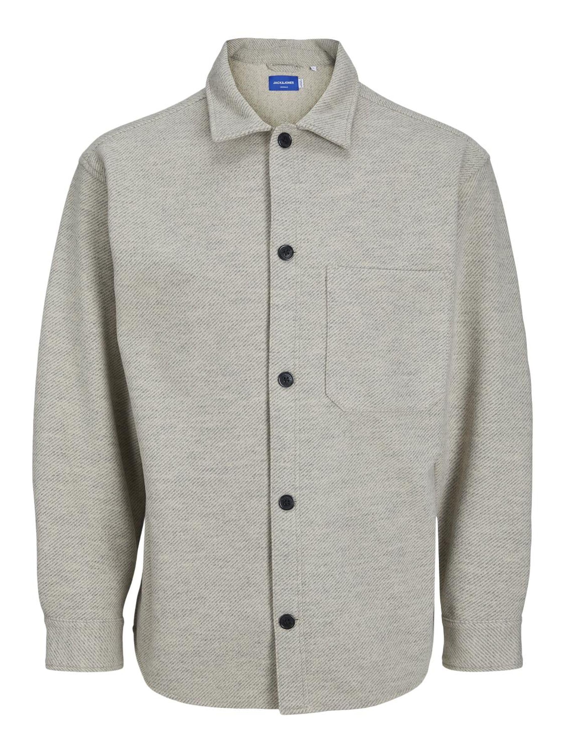 JACK & JONES Male Overshirt Melange, Peyote, L