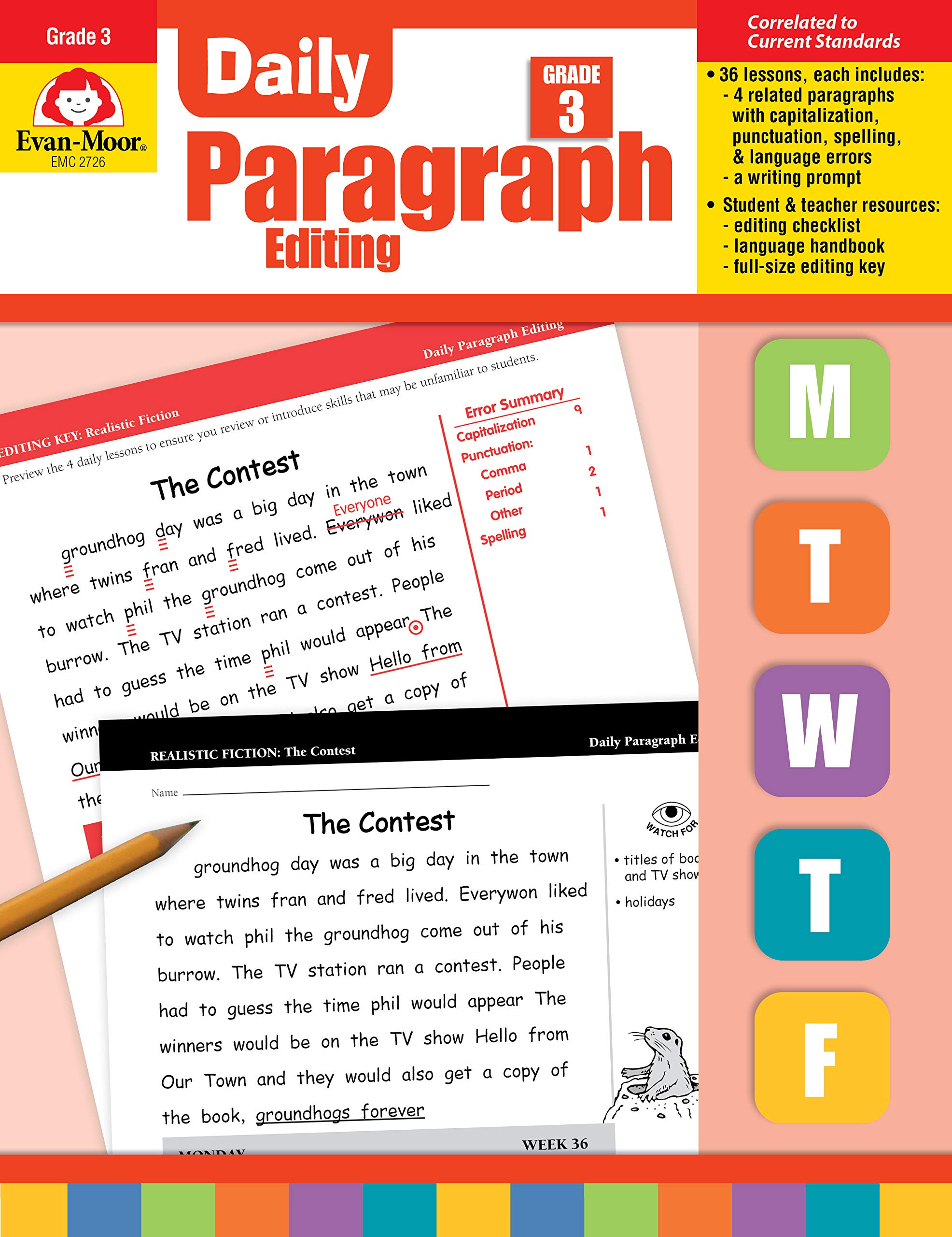 Daily Paragraph Editing Grade 3