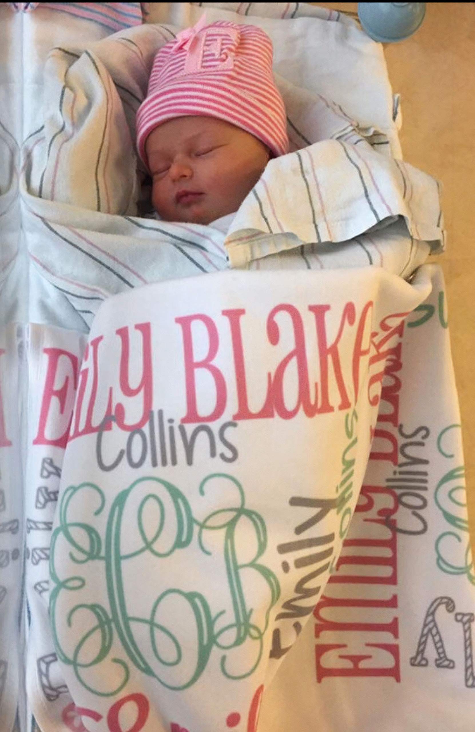 Personalized Baby Blanket with Name for Newborns,Kids,Adults. Wrap Your Grandkids with Love and Inspirational Words of This Personalized Blanket, Customized Name Blanket from Baby's Name