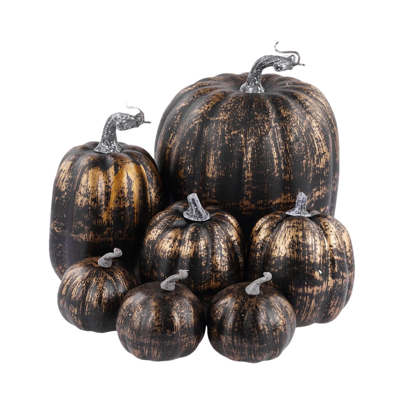 Decoración falsa de calabazas de festival y adornos temáticos de otoño para interiores
