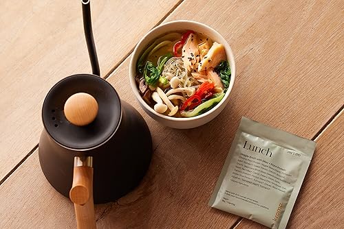 Miniatura 7 de Kroma - Caldo de hueso de pollo de 24 quilates, mezcla de polvo sin lácteos y gluten con colágeno, proteínas, cúrcuma, jengibre, 7 paquetes + caldo