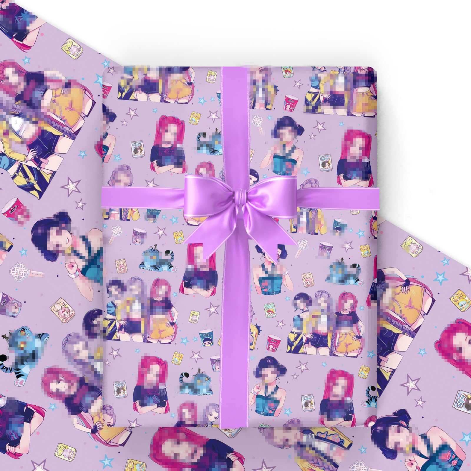 – Wrapping Paper 5 Sheets- 50*70cm Cartoon Wrapping Paper Sheets, Gift WrappinG PapeR for Present Gift Wrap Pack for Birthday, Recyclable BirthDay WrapPing PapER for Kid Boy Girl Party Favor Decorations