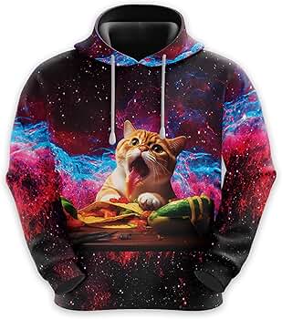 トップス ouida cat person sweat L 228CLOSET Funny Cat Hoodies for Men Pullover Sweatshirts