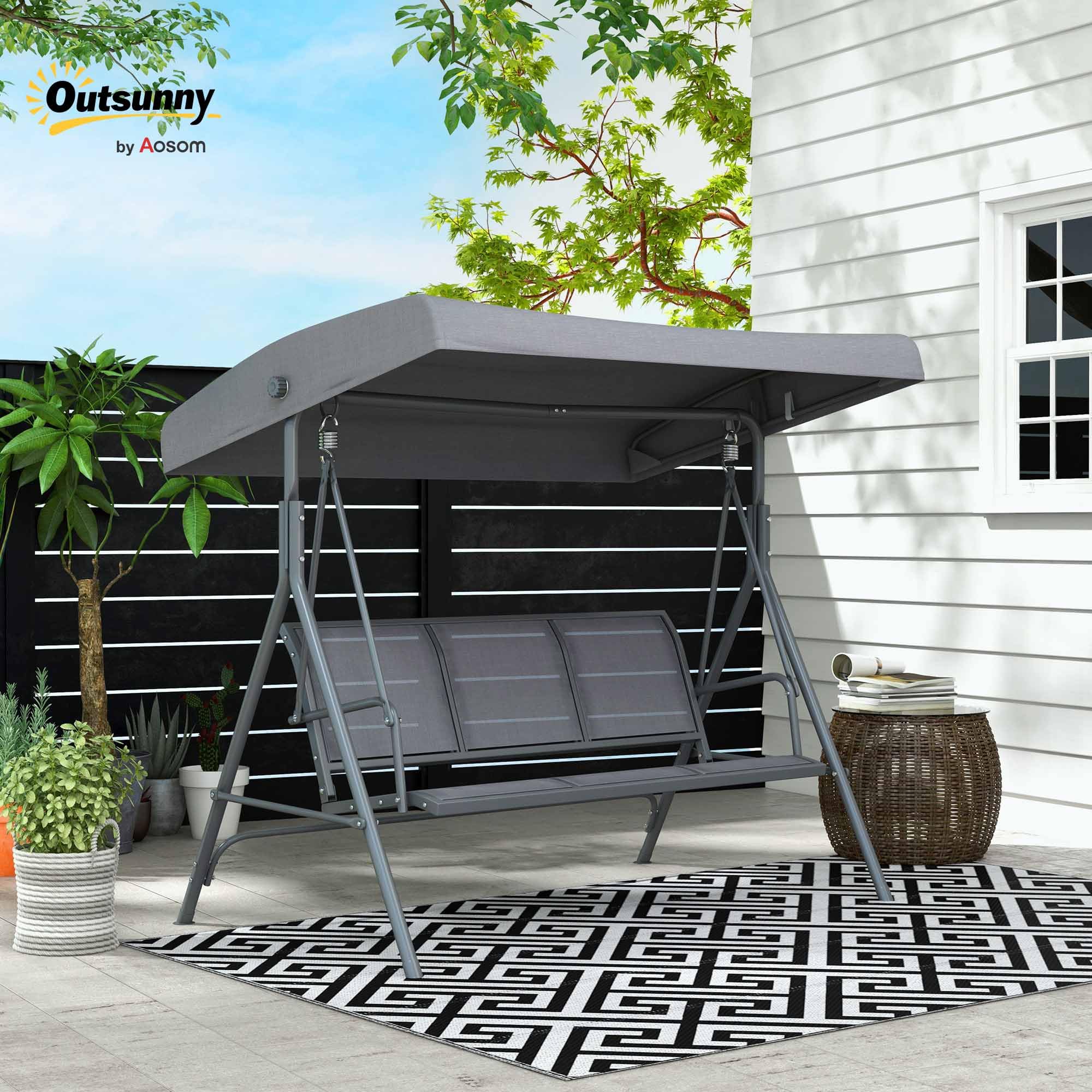 Dondolo Da Giardino | Dondolo In Legno | Dondolo Da Esterno - Foto 7