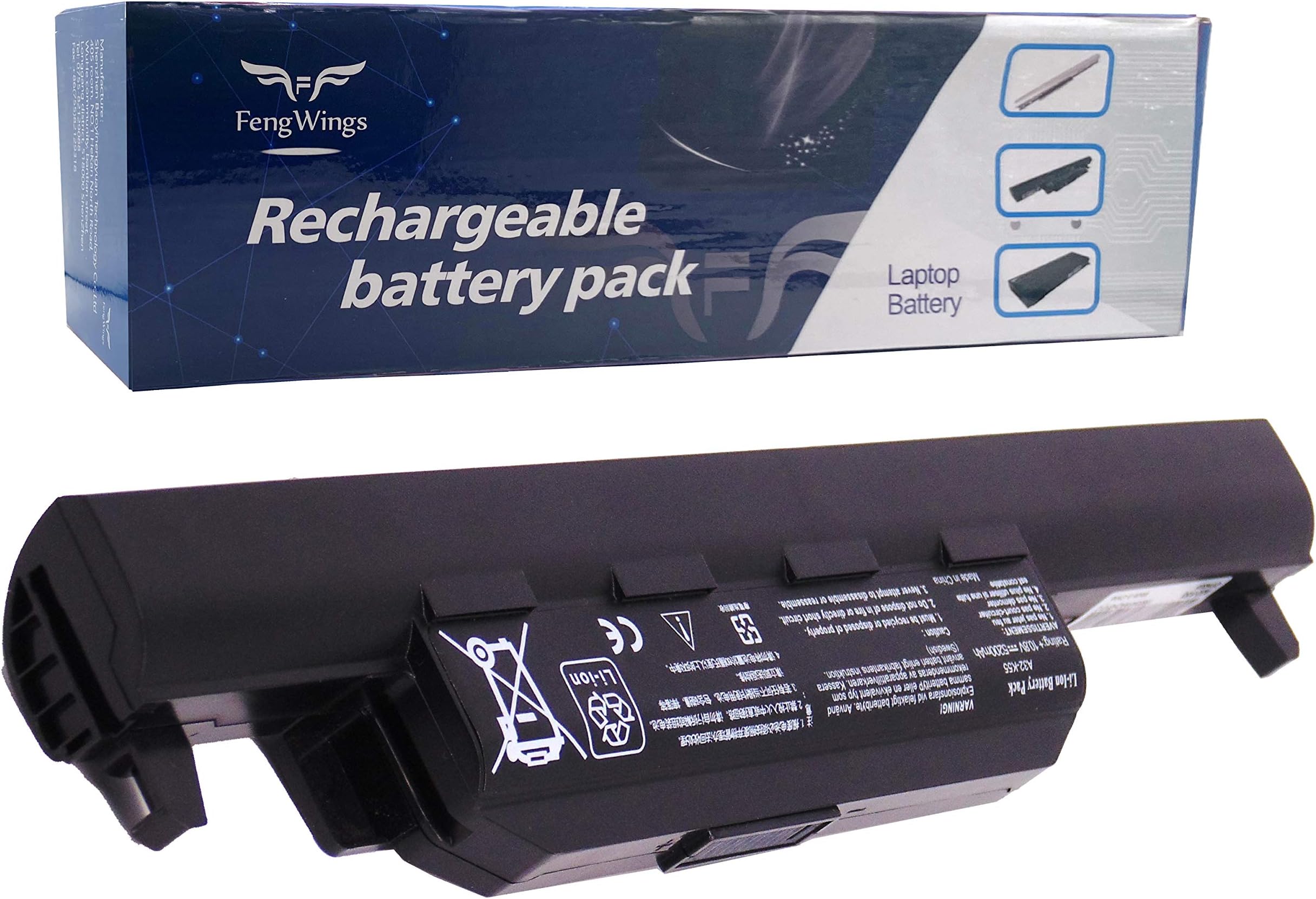 Batterie Remplacement Pour Asus A32-K55 / A33-K55 - 10.8V 5200mAh 6 Cellules - Pour X55, X75 Séries