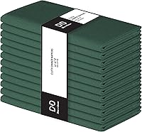 Vista 13 de Juego de 12 servilletas de tela 100% algodón, suaves, duraderas, lavables, ideales para fiestas de granja, bodas, Navidad, Pascua, perfectas